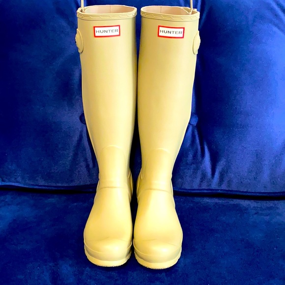 *NWOT* Hunter Original Slim Zip Textured Wellies - Picture 1 of 9